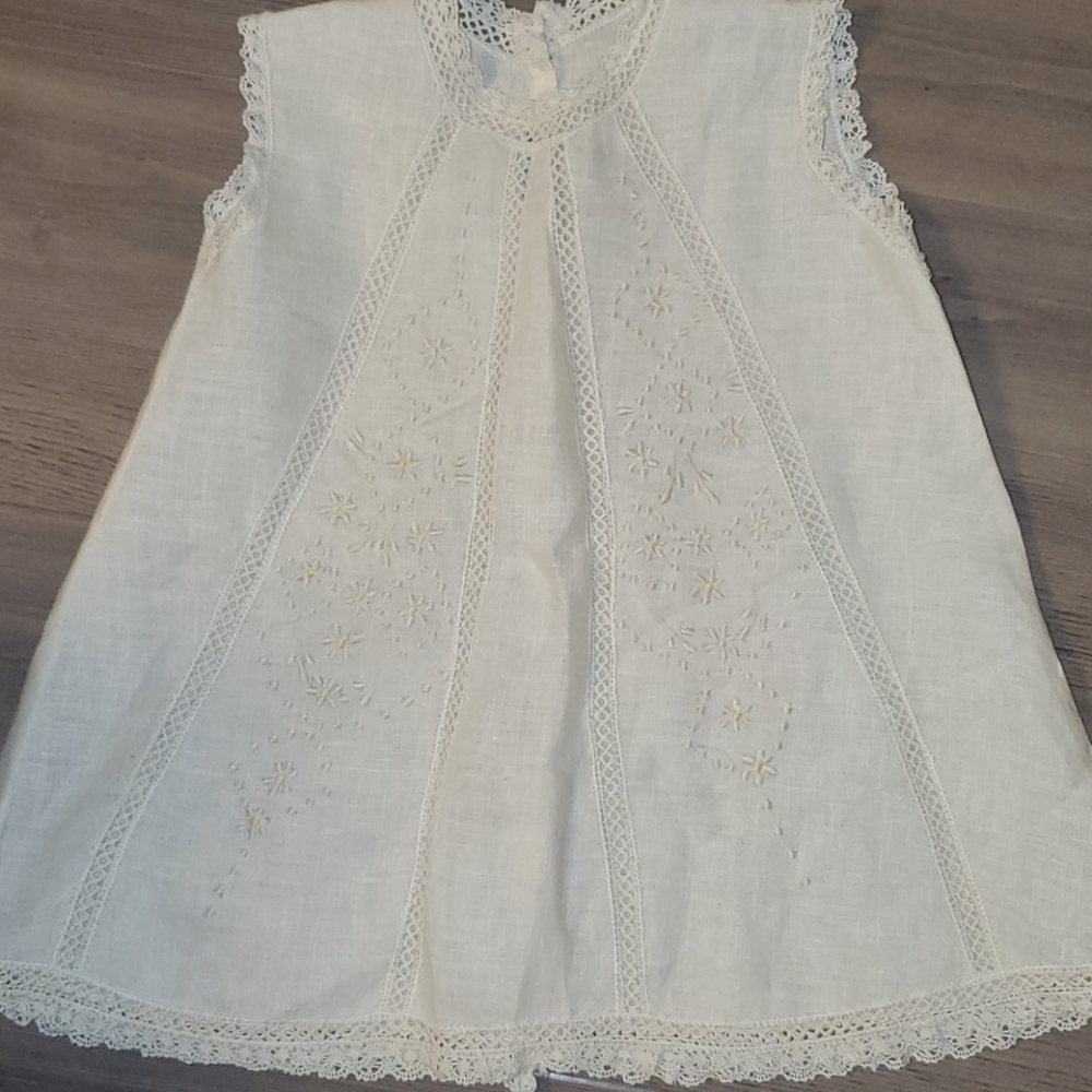 Handmade infant dress